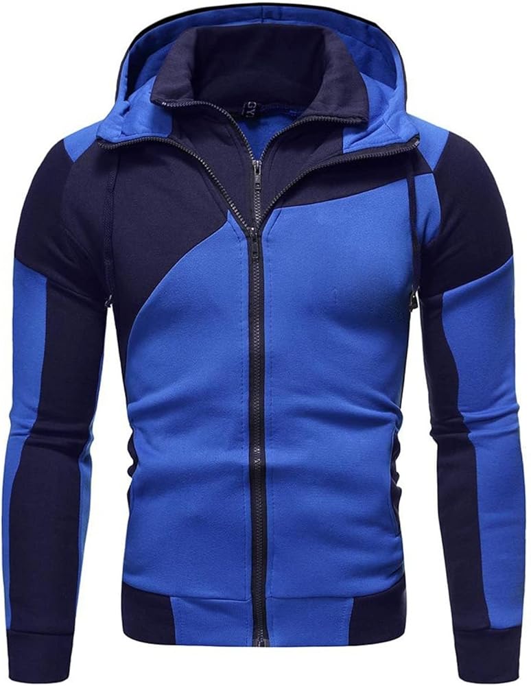 Men's 2-Piece Tracksuit Sets Full Zip Hoodies Jogger Sweatpants