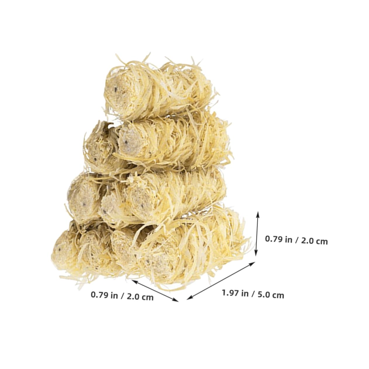 BESPORTBLE 50pezzi Accendifuoco Naturali Legno Accendi Barbecue e Campeggio Facili da Usare e Compatibili Forni