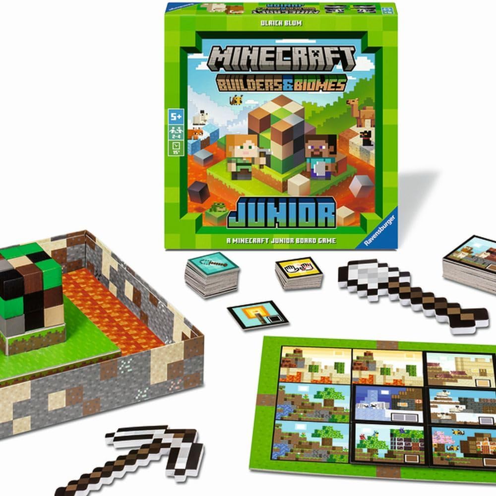Gra planszowa Ravensburger Minecraft Builders And Biomes Junior PL