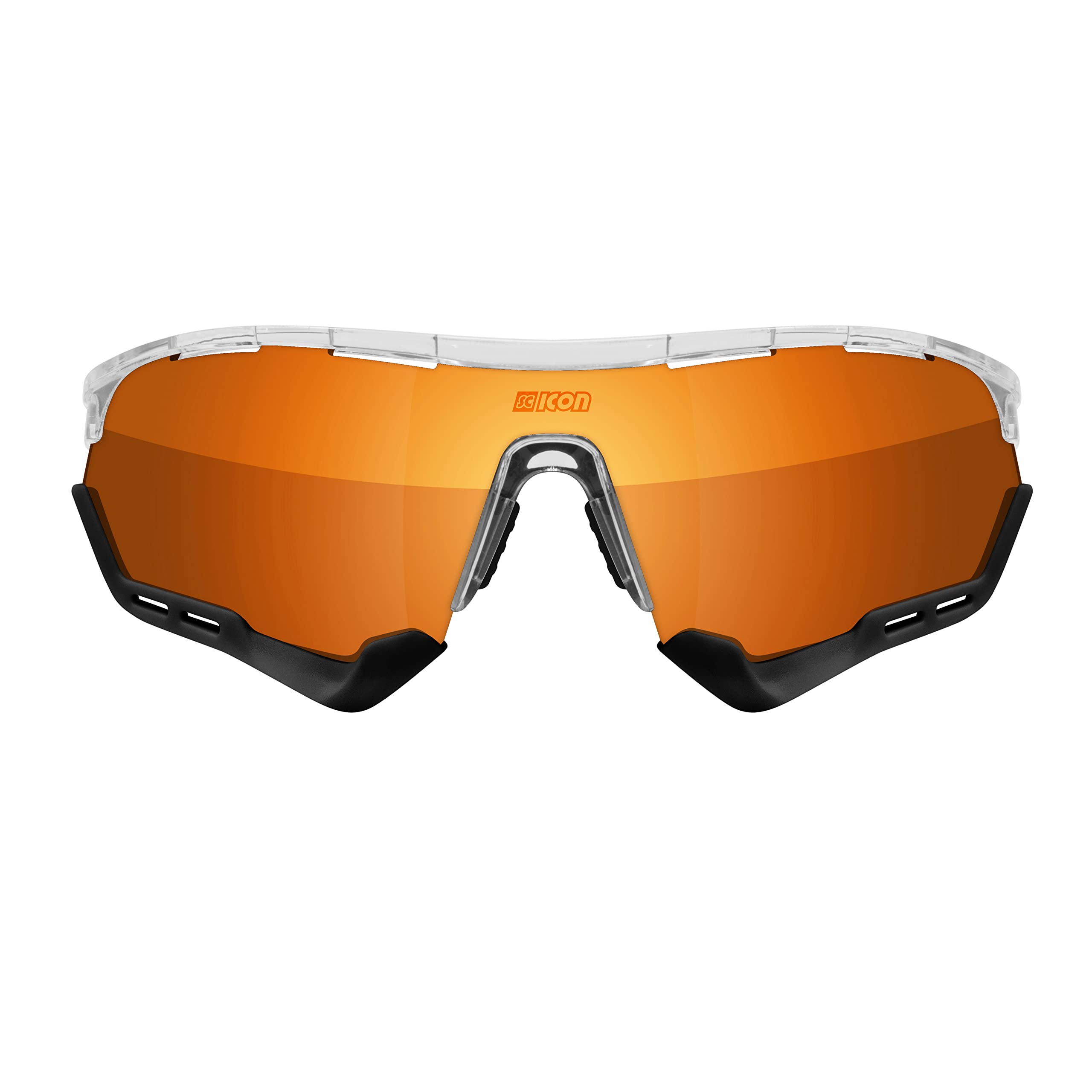 Scicon Deportes Aerotech-Scn-Pp-Xl Gafas de sol deportivas de rendimiento (SCNPP Multimirror Bronce/Crystal Gloss)