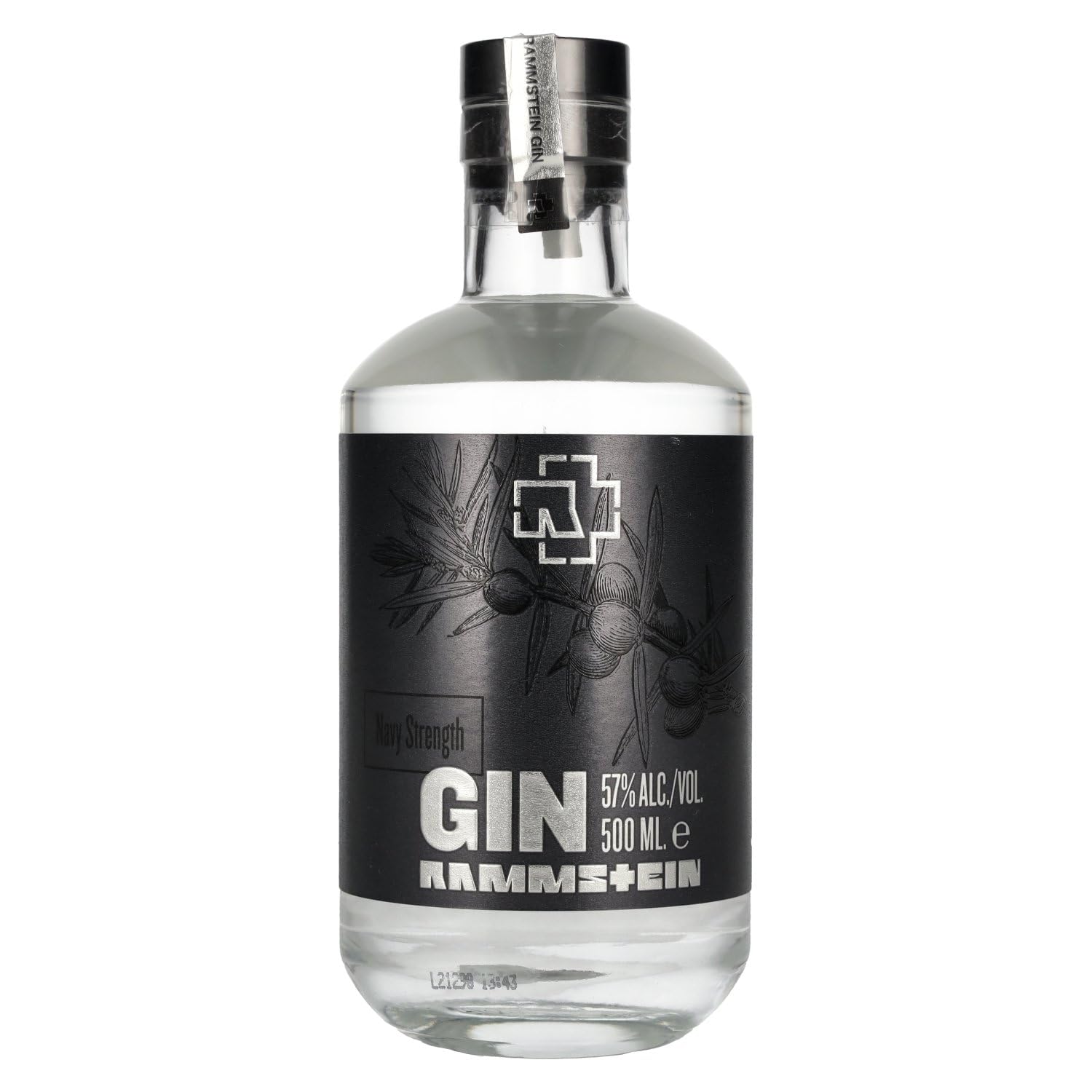 Rammstein Navy Strength Gin | Kraftstoff wie Benzin | für mehr Power im G&T | scharfe, pfeffrige Noten, Zitrus, saftige Mandarinen | langer, angenehmer Abgang | 500ml