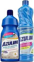 Kit Limpa Pisos 2 em 1 | Limpeza de Cerâmica Citrus (1L) e Porcelanato Lavanda (750ml)