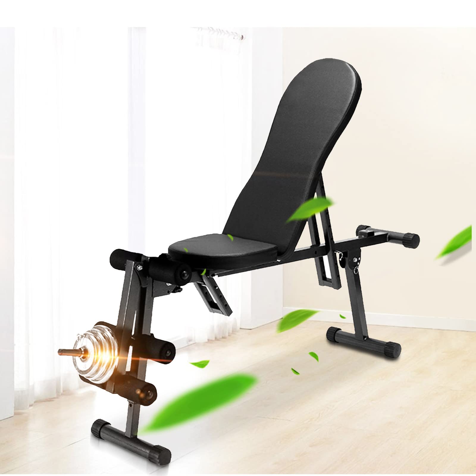 Sprzęt treningowy składana ławka do ćwiczeń, ławka do treningu siłowego do treningu całego ciała, prasa do ćwiczeń ze sztangą do ćwiczeń fitness w domu sprzęt fitness