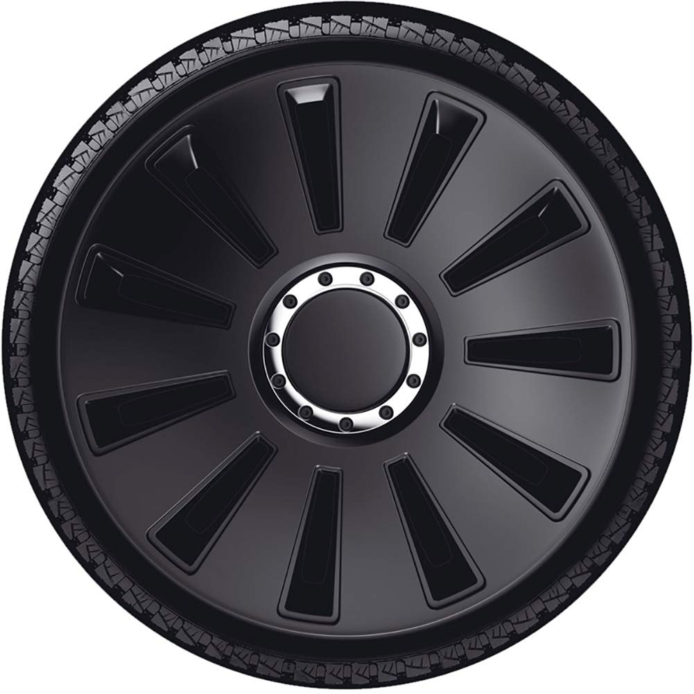 Autostyle Pp 5034B Set Di 4 Copricerchi Silverstone Pro 14 Pollici Nero