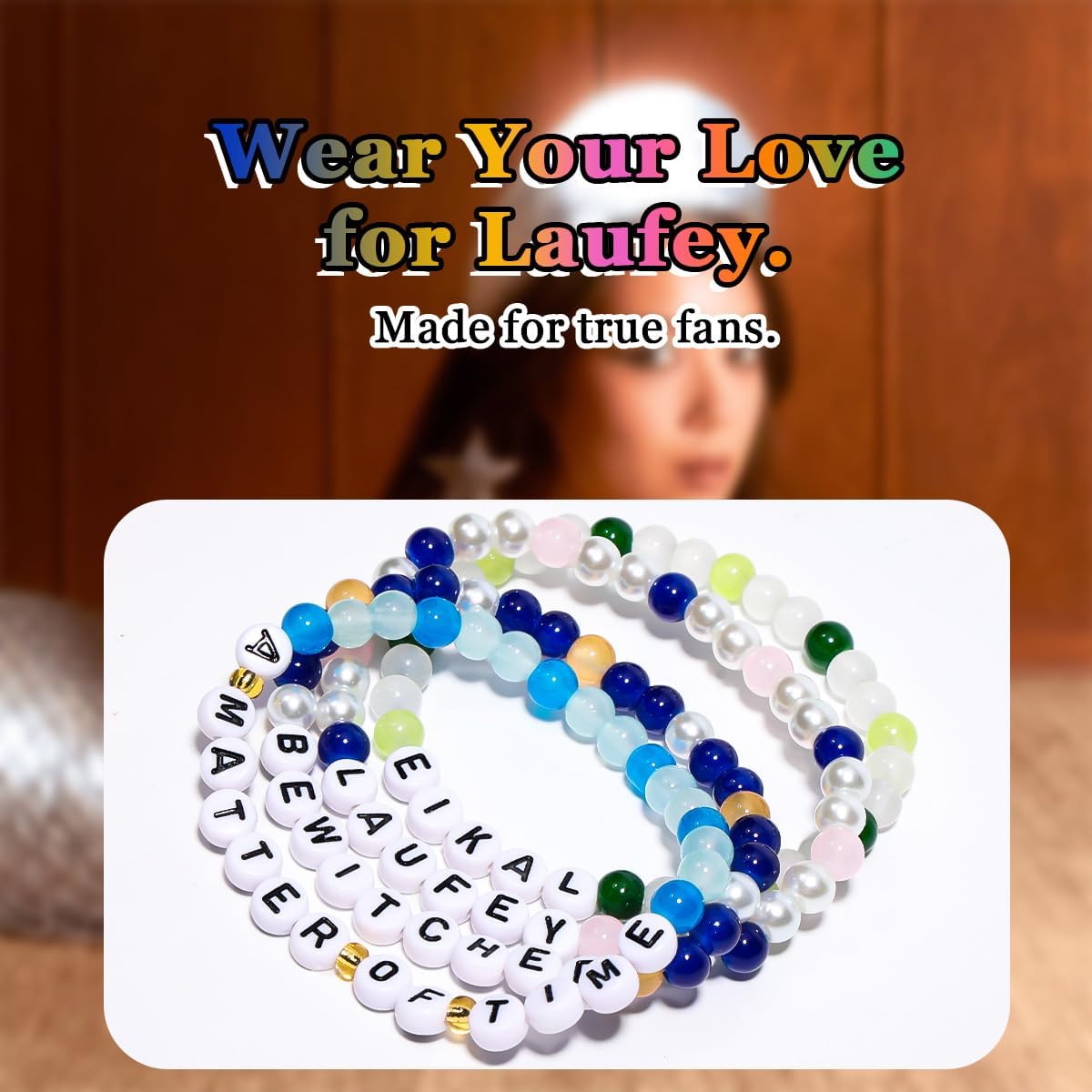 AICase for Laufey Merch Friendship Bracelets Set, Concert Outfits image 4