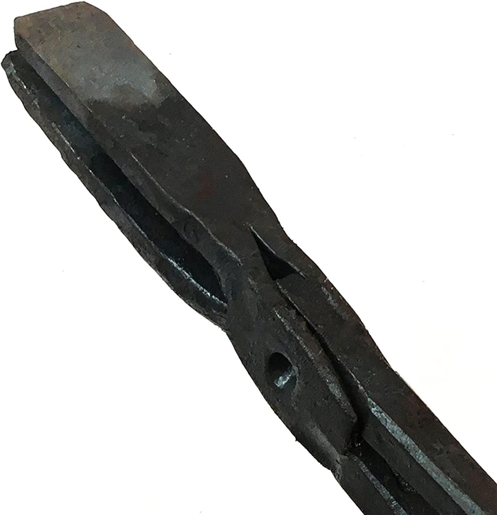 Tenazas de herrero,Tenaza de forja Ponga de herrero Ponga plana de herrero pinzas afiladas 2 Pcs Ponga de herrero for ingeniero herrero y forra, un (Color : B)