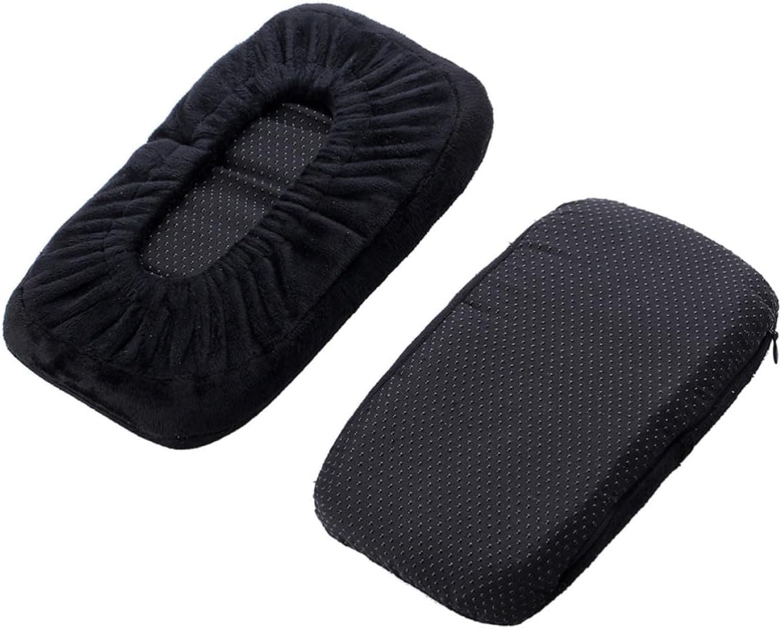 Memory Foam Chair Armrest Pad with Elastic Cover 2pcs