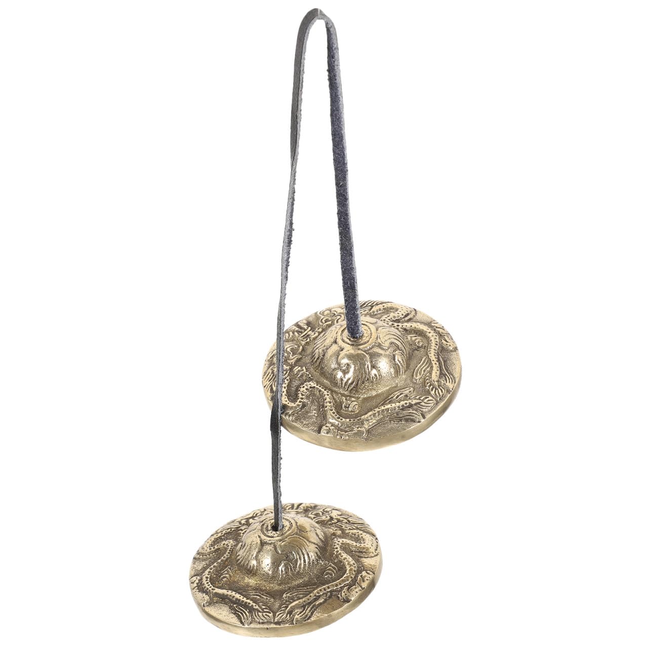 Abaodam 2pièces à Main Pour Et Yoga Cloche Tibétaine Tingsha Apaisant Pour Rituels Spirituels Et