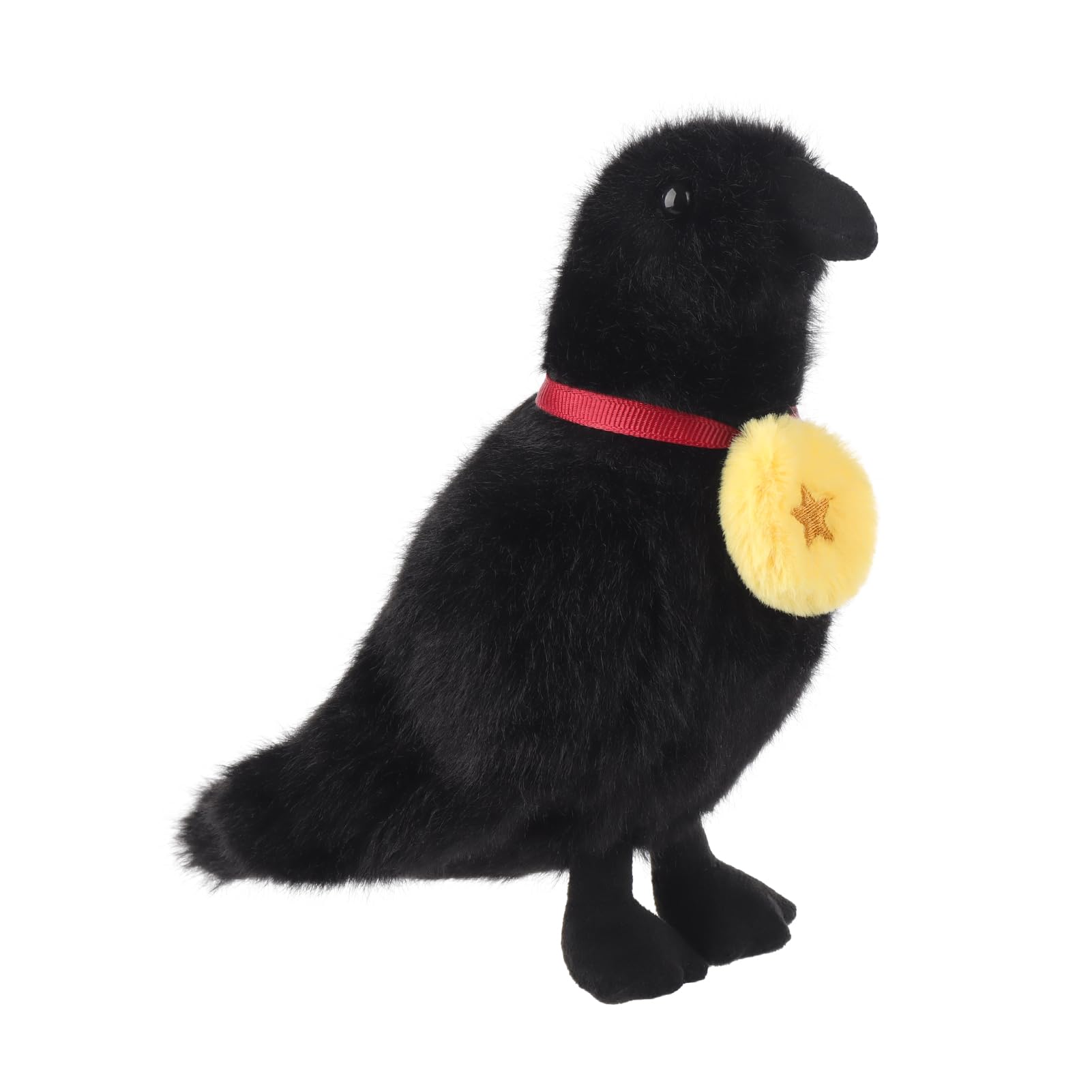 Apricot Lamb Champion Crow Bird Plush Stuffed Animals for Kids, Soft Cute Plush Toys for Baby Girl and Boy, Fluffy Champion Crow Black 6 Inches