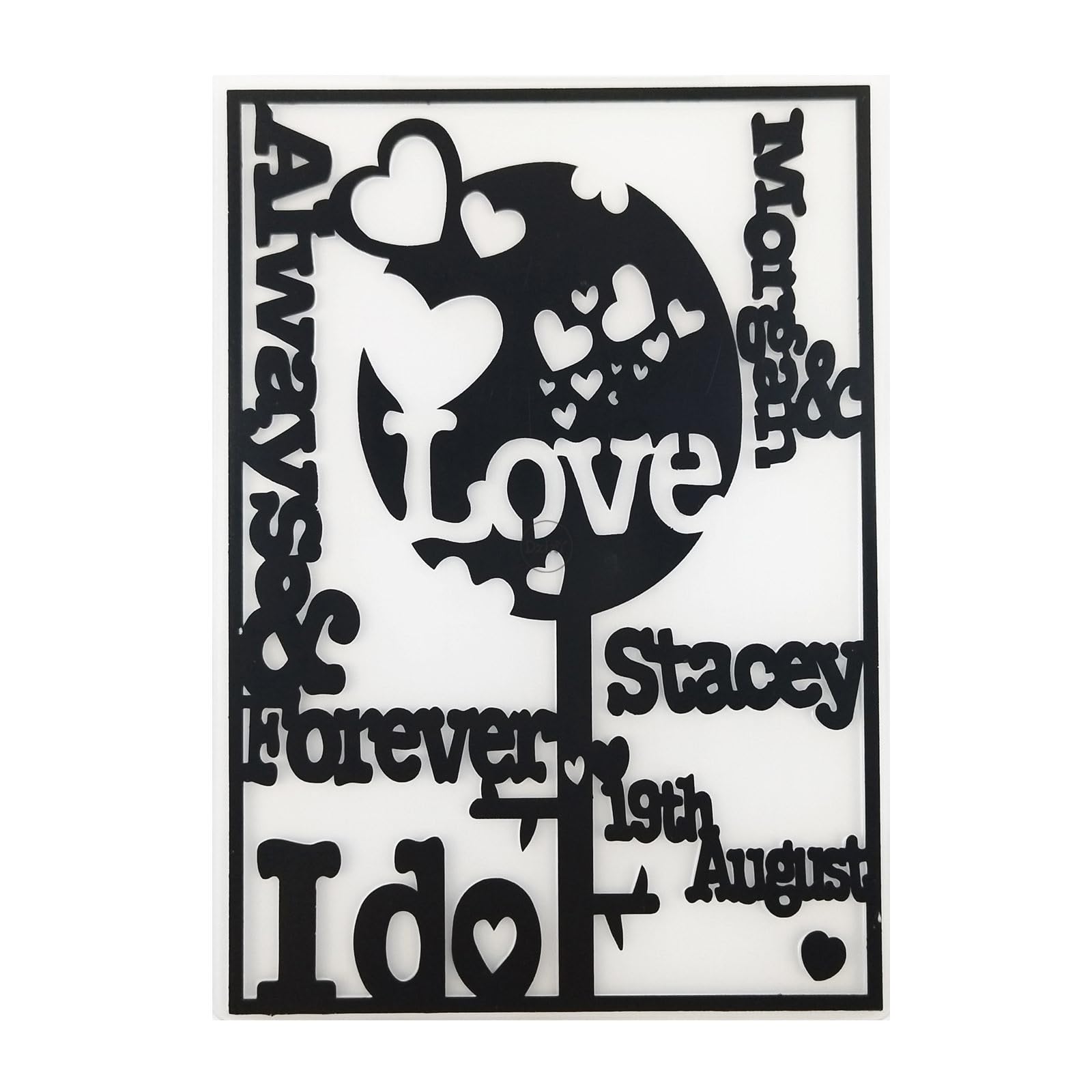 DzIxY Love Balloons Plastic Embossing Folders for Cards Making Supplies DIY Paper 3D Scrapbook Stencils Album Crafts Decoration Template