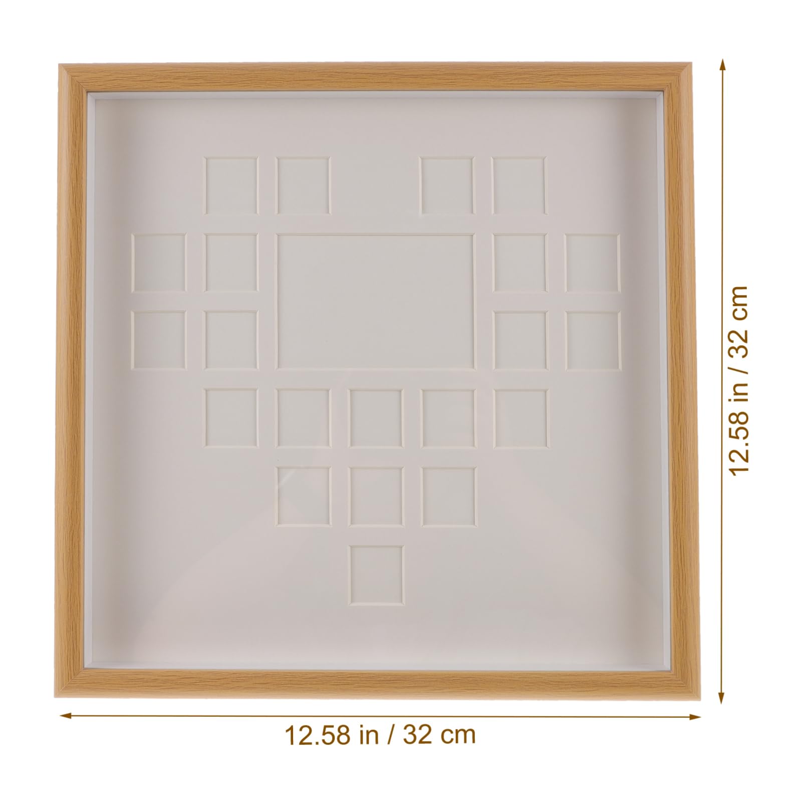 CORHAD Picture Frame for Kids Diy Blank Kids Artwork Display Oil Painting Craft Frame White