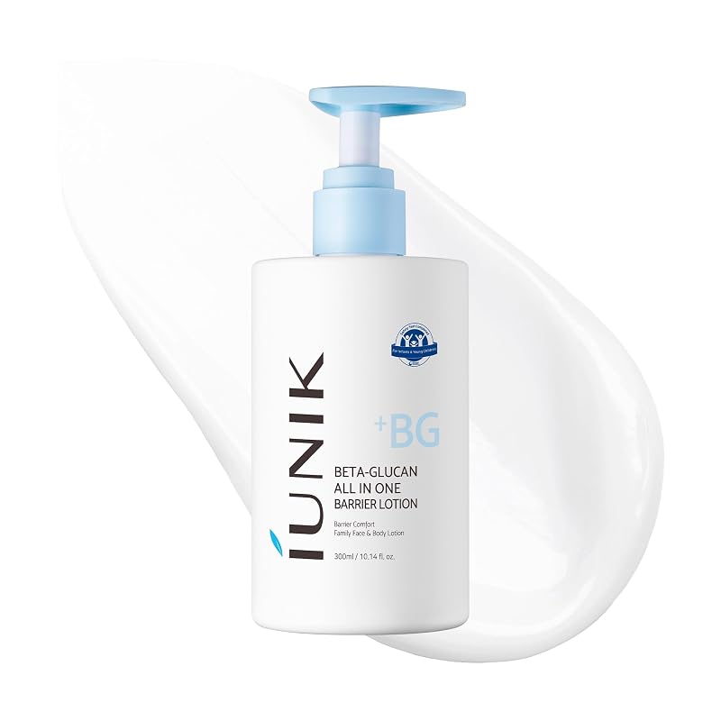 Loção corporal IUNIK Beta-Glucan All In One Barrier Lotion, 300 mL