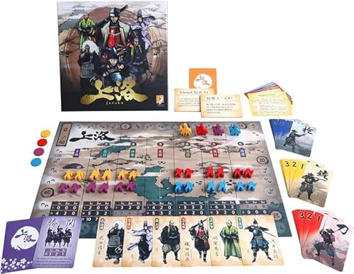 Moaideas Game Design Joraku Deluxe Strategy Board Game, 40 Wooden