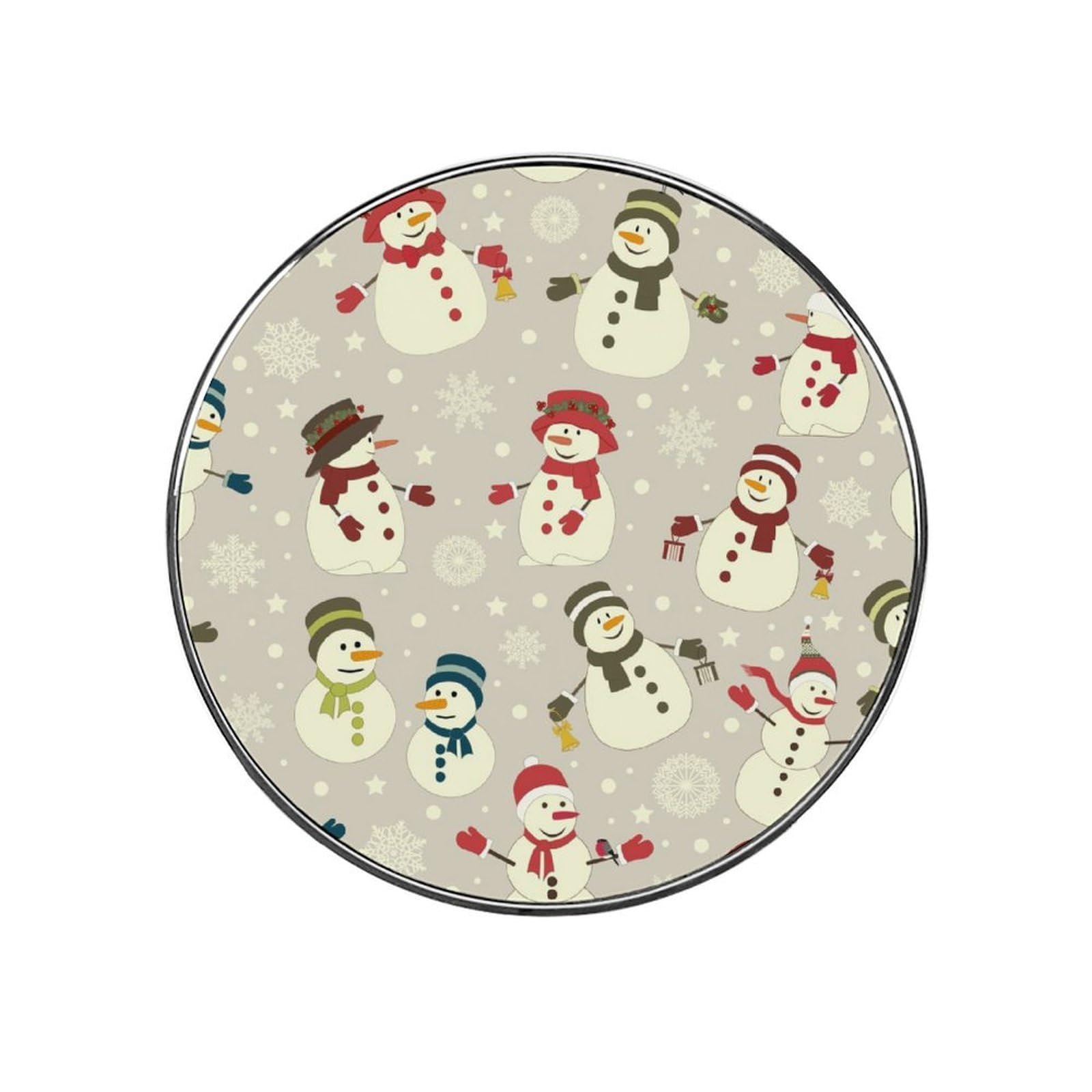 Snowman Alloy Fridge Magnet For Office Cabinet Refrigerator Whiteboard Photo