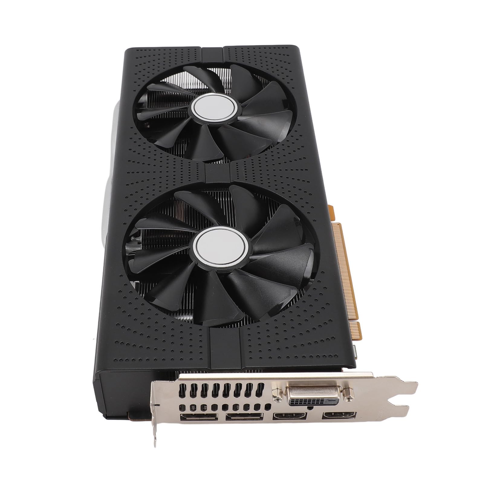 ciciglow Scheda Grafica per Giochi RX590 da 8 GB GDDR5 a 256 Bit, Frequenza 1460 MHz, Doppia Ventola di Raffreddamento, Supporto per DirectX 12, OpenGL 4.5, PCI Express 3.0 X16, per