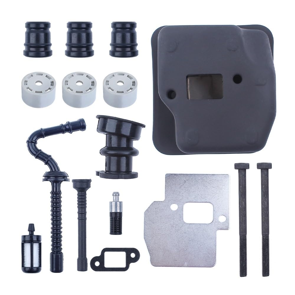 Kit plaque refroidissement MS250 anti surchauffe avec tuyau huile