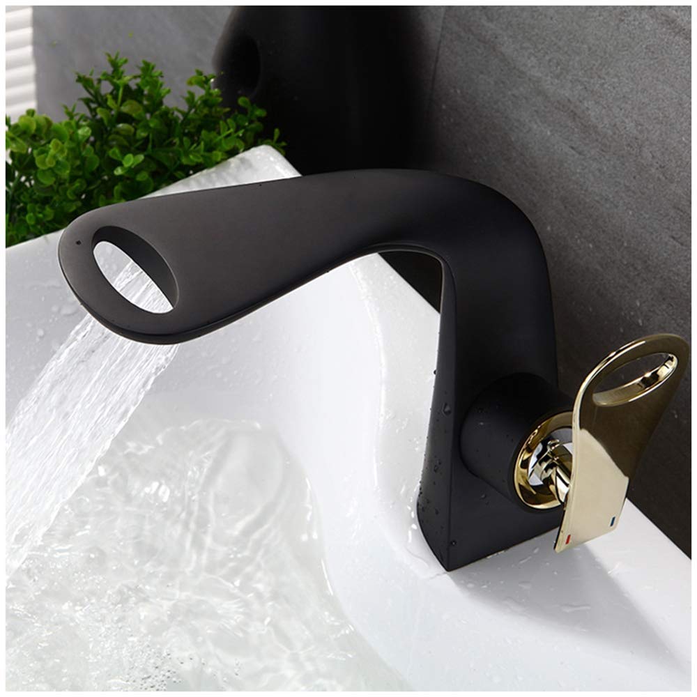 Buy Bathroom Basin Mixer Tap, Waterfall Countertop Monobloc Bathroom Sink Taps, Counter Top