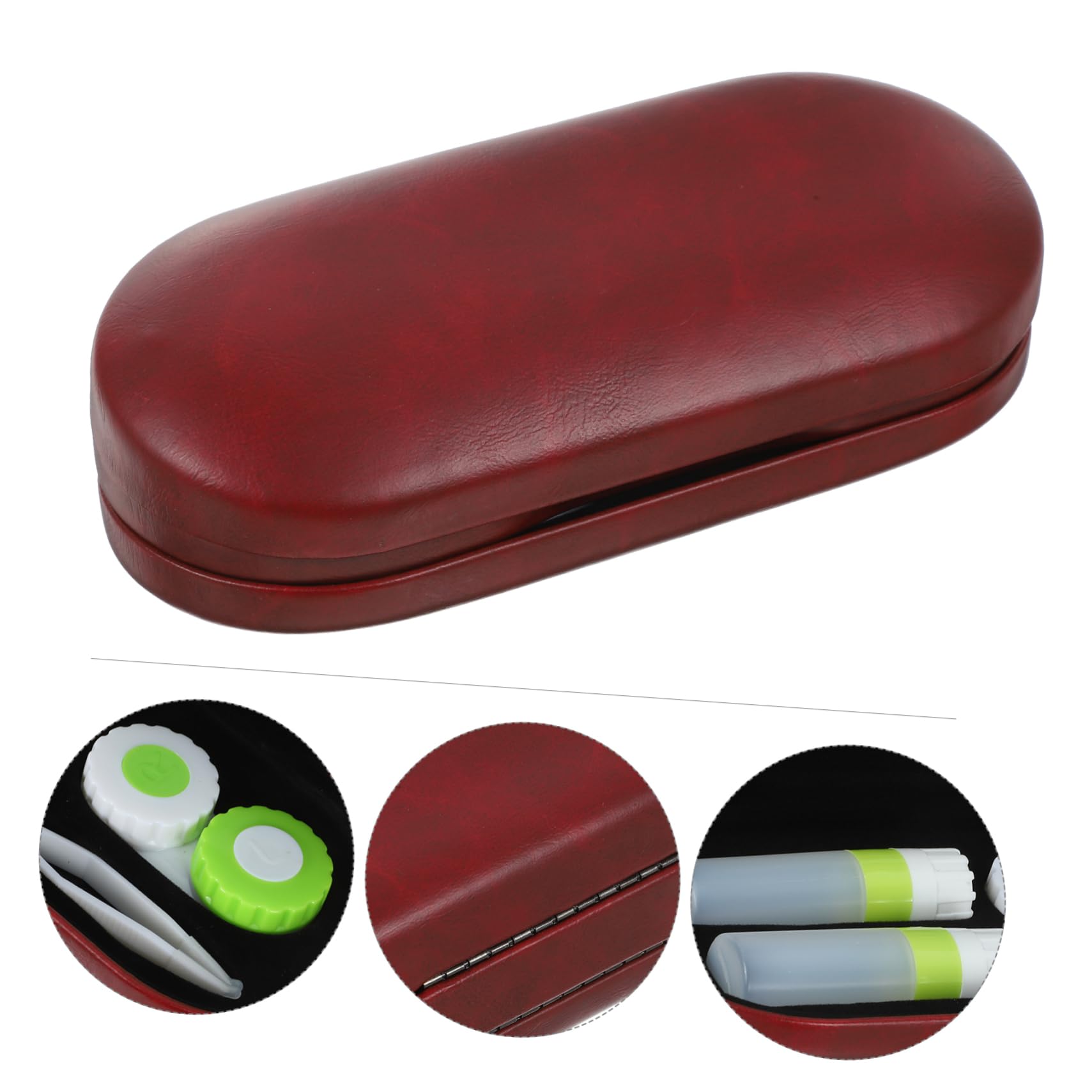 3 Juegos De Estuches para Gafas Estuches para Gafas Organizador para Llevar Lentes Estuche para Lentes De Contacto Estuche Delicado para Lentes De Contacto