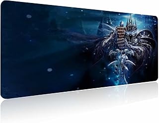 Mouse Pad XXL Lich King,Extra Large Gaming Mousepad Laptop Desk Pad Mat,Non-Slip Rubber Base,Stitched Edges,Smooth Fabric, Price In India