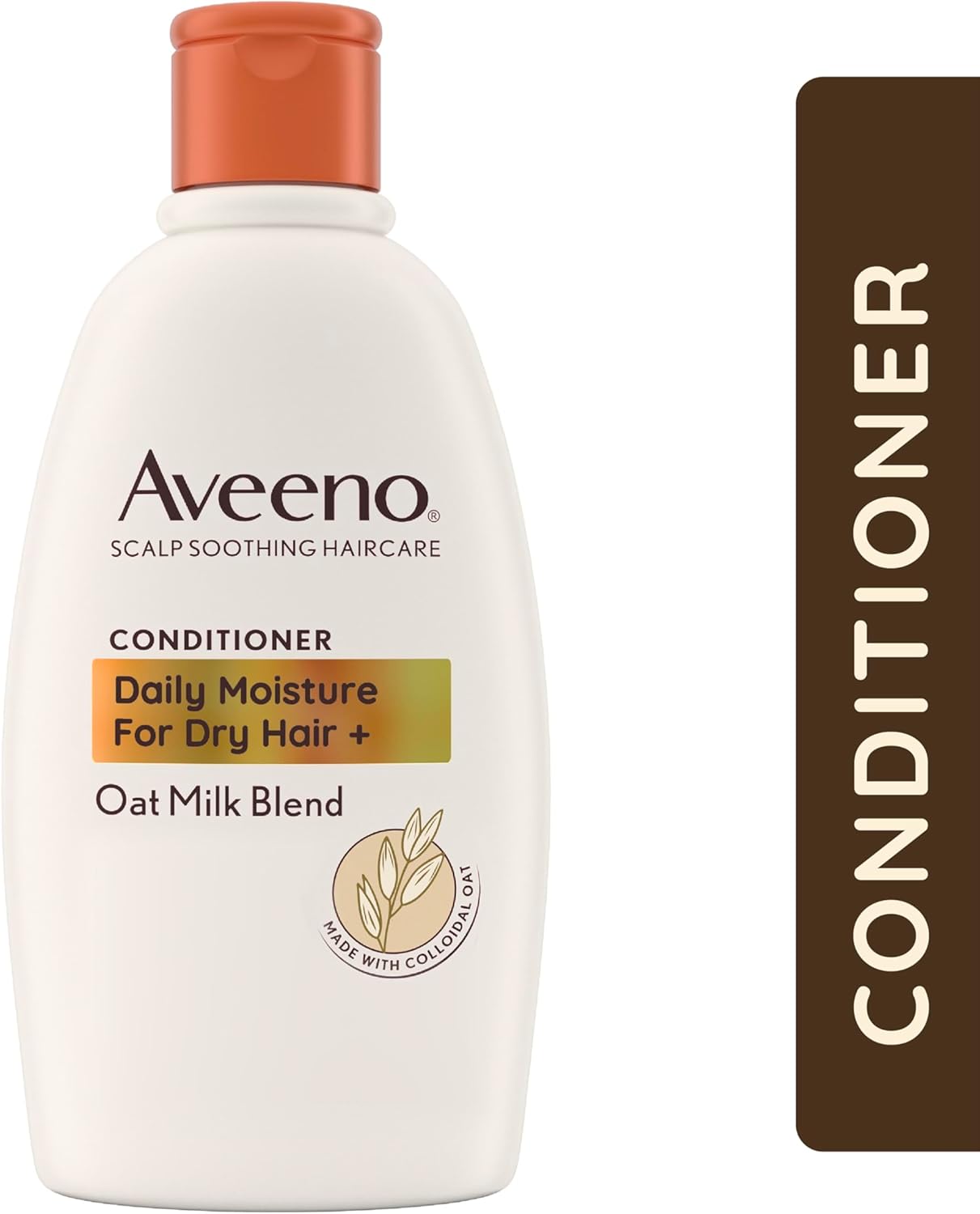 Aveeno Hydrating Oat Milk Scalp Soothing Conditioner for Dry Hair 300ml (Pack of 2)