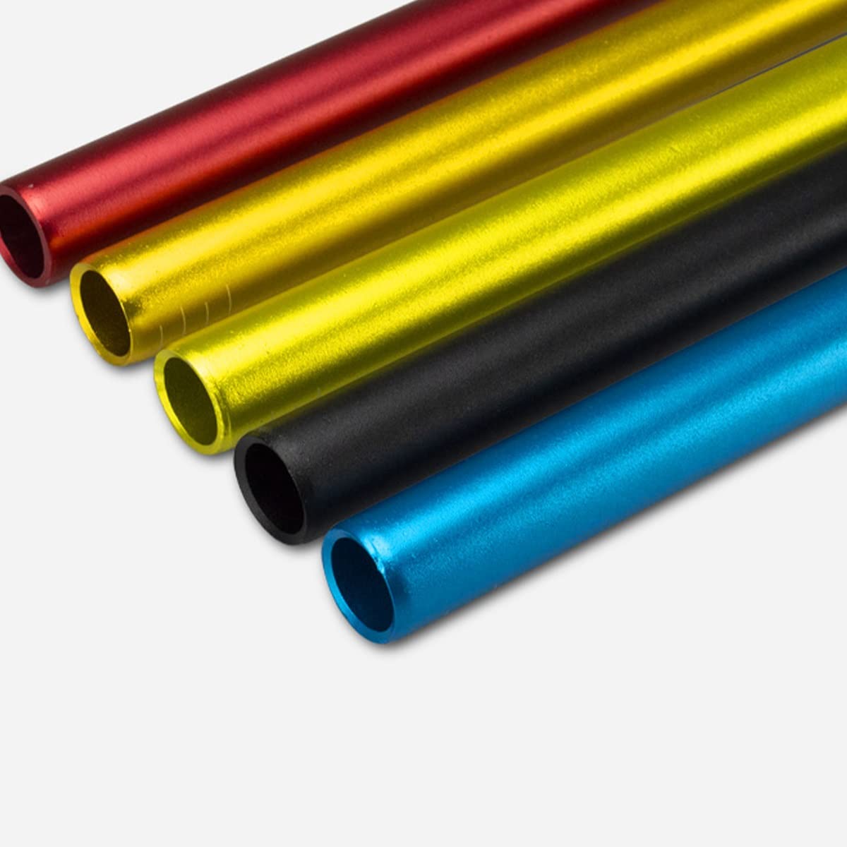 Guidon de vélo VTT 31,8 mm 780 mm en Alliage d'aluminium, Guidon Droit (Vert)