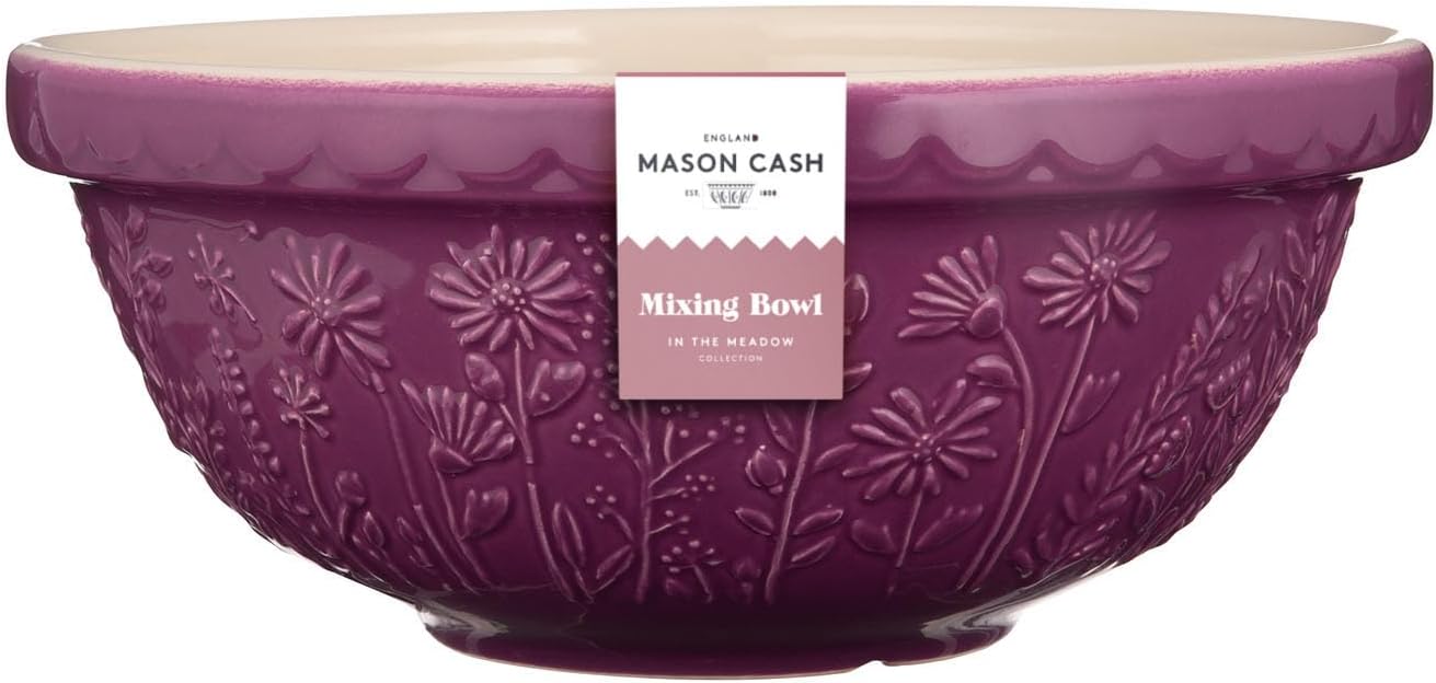 Mason Cash In The Meadow Daisy Size 18 Mixing Bowl, 2.85 Quart - Thumbnail 3