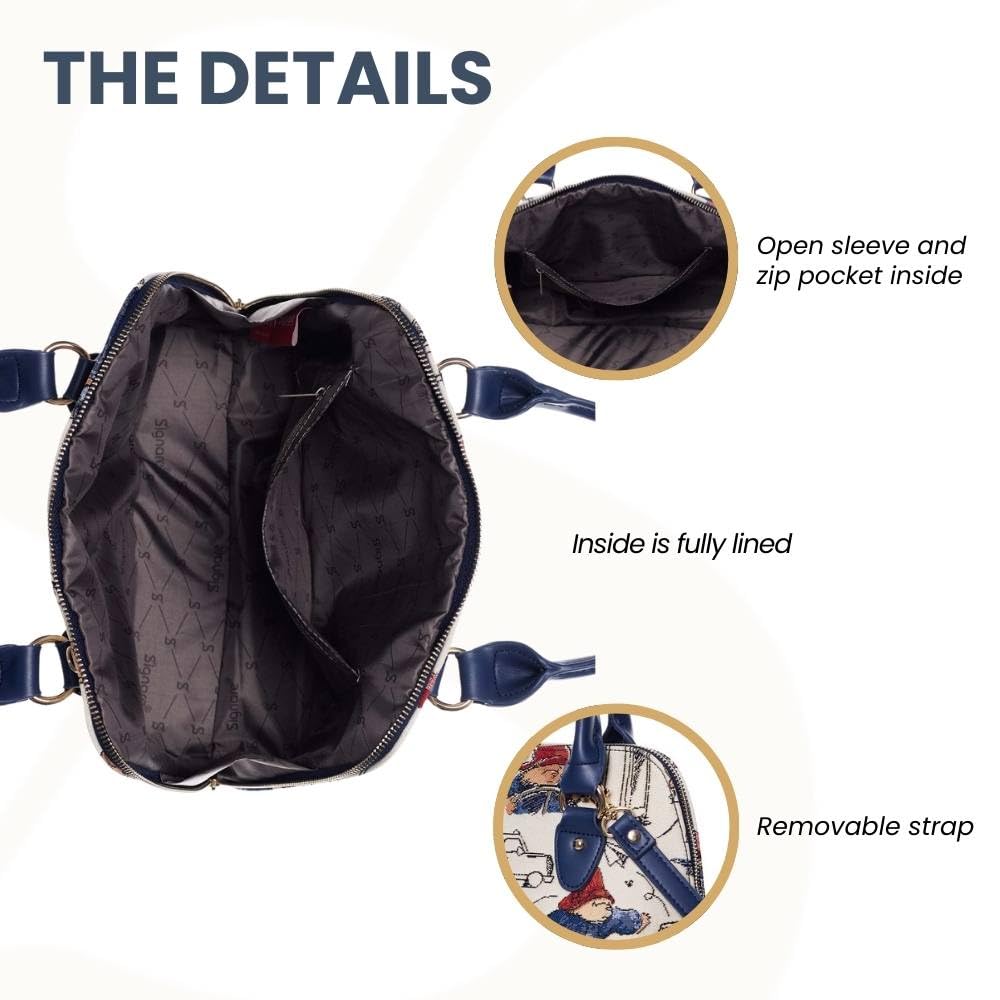Signare Torebka, torba podróżna, kosmetyczka, torba crossbody itp. z wzorem misia Paddingtona