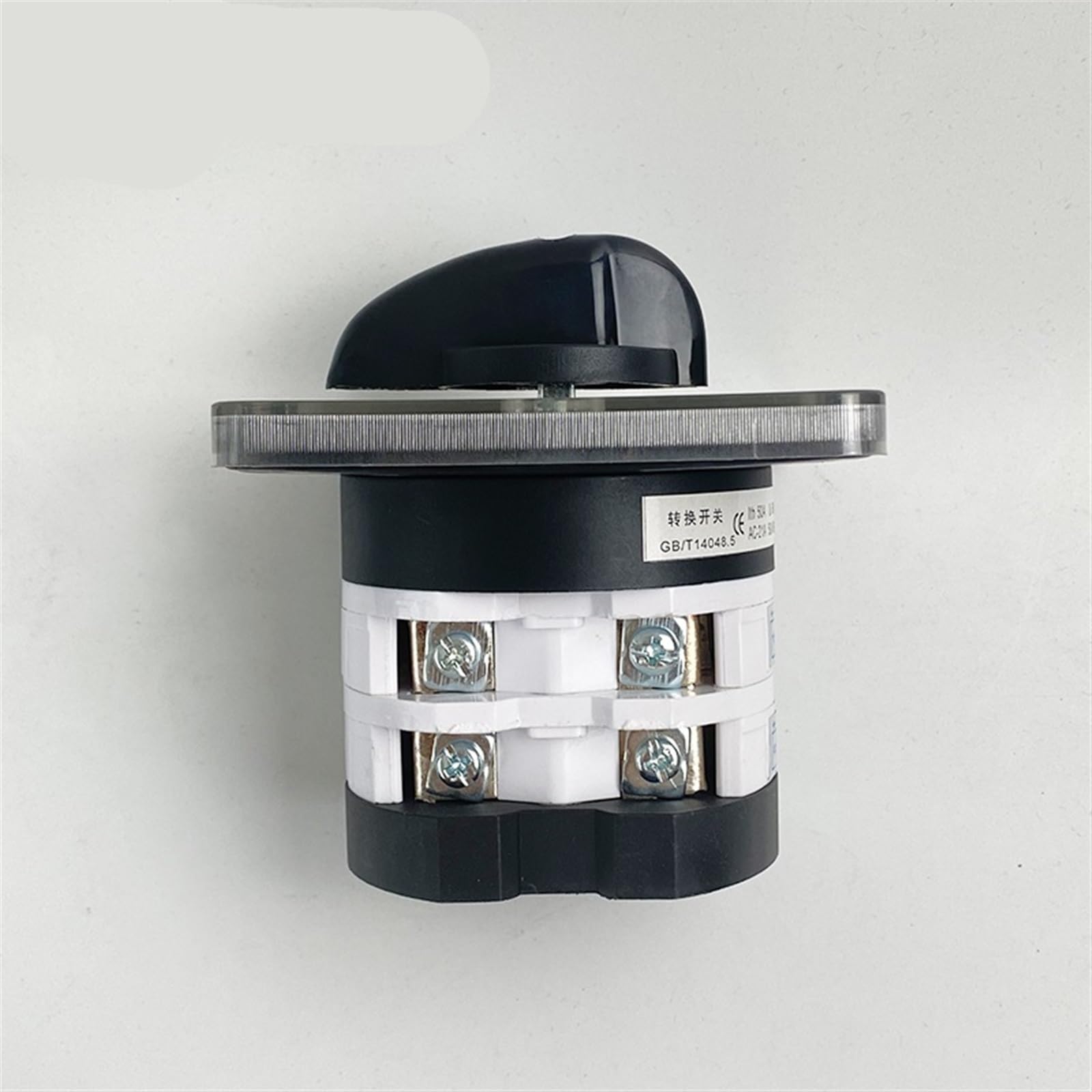 Interruptor de Leva rotatorio 8 terminales y 2 Polos 50 A, Interruptor selección Transferencia Universal, posición Opcional YMZ12-50/2(0-1)
