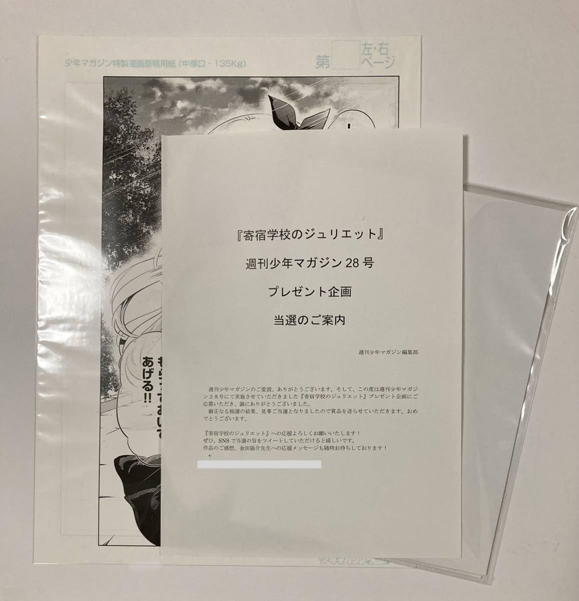 Amazon.co.jp: 週刊少年マガジン 寄宿学校のジュリエット 金田