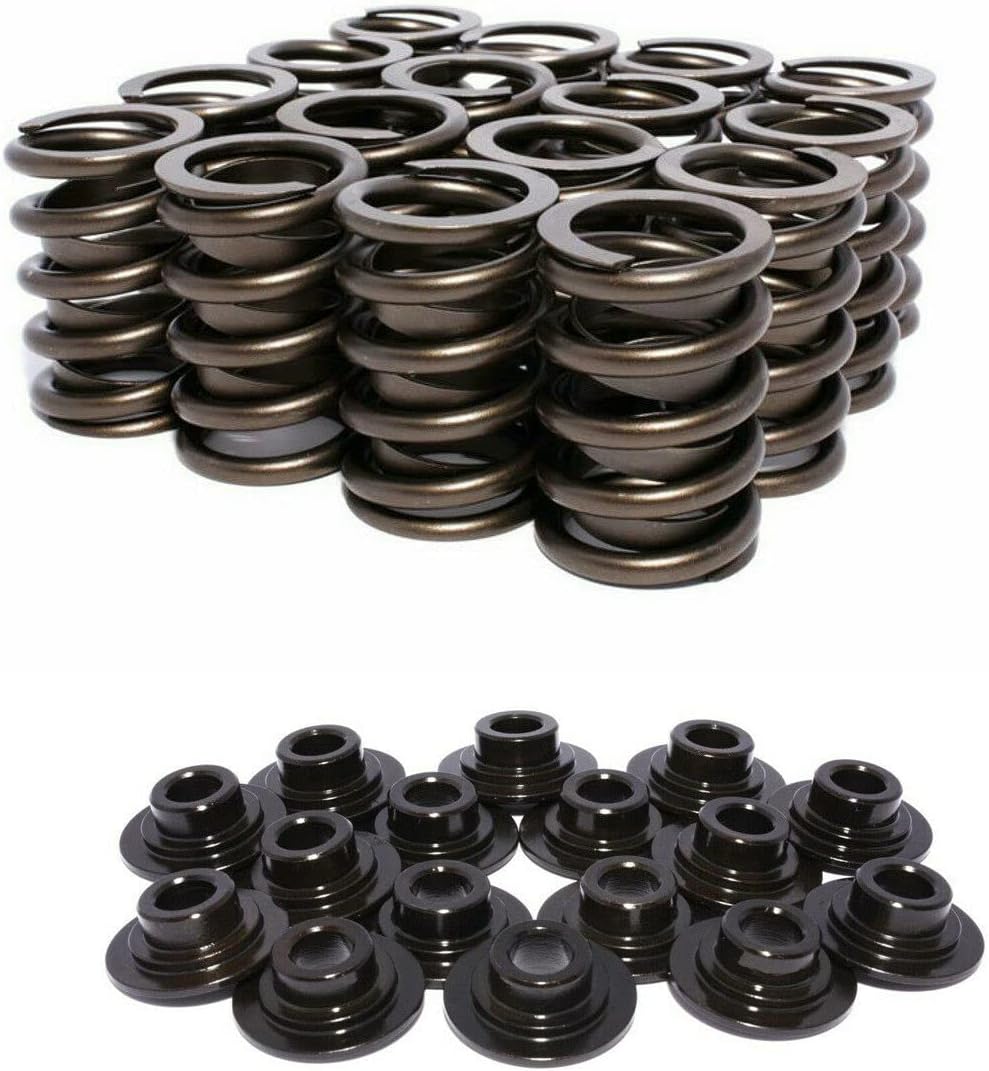 Stage 2 Performance valve springs, retainer & Locks compatible with Ford 289 302 351W. For Cams up to .525 Lift