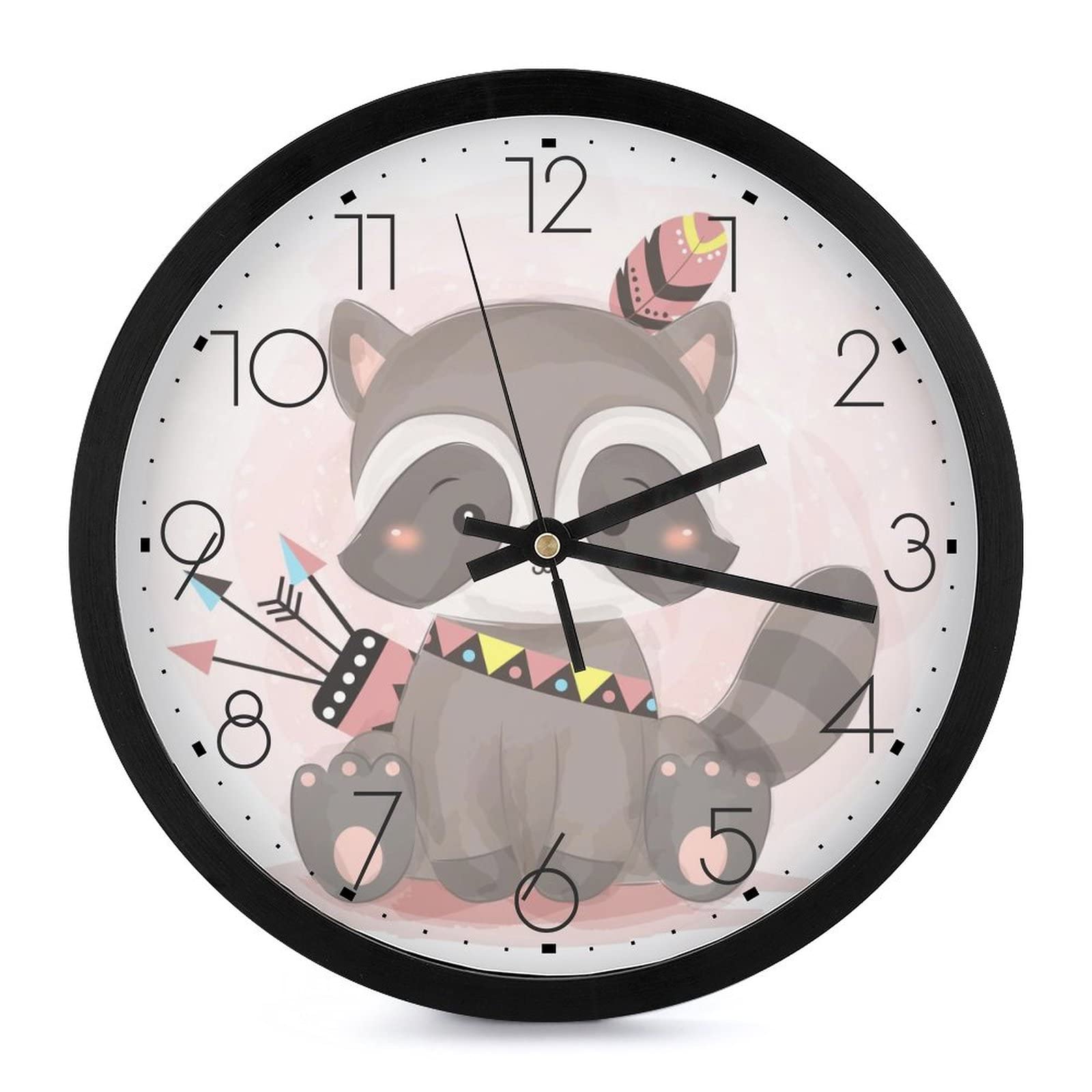 Pendule murale moderne design minimaliste haute précision Racoon
