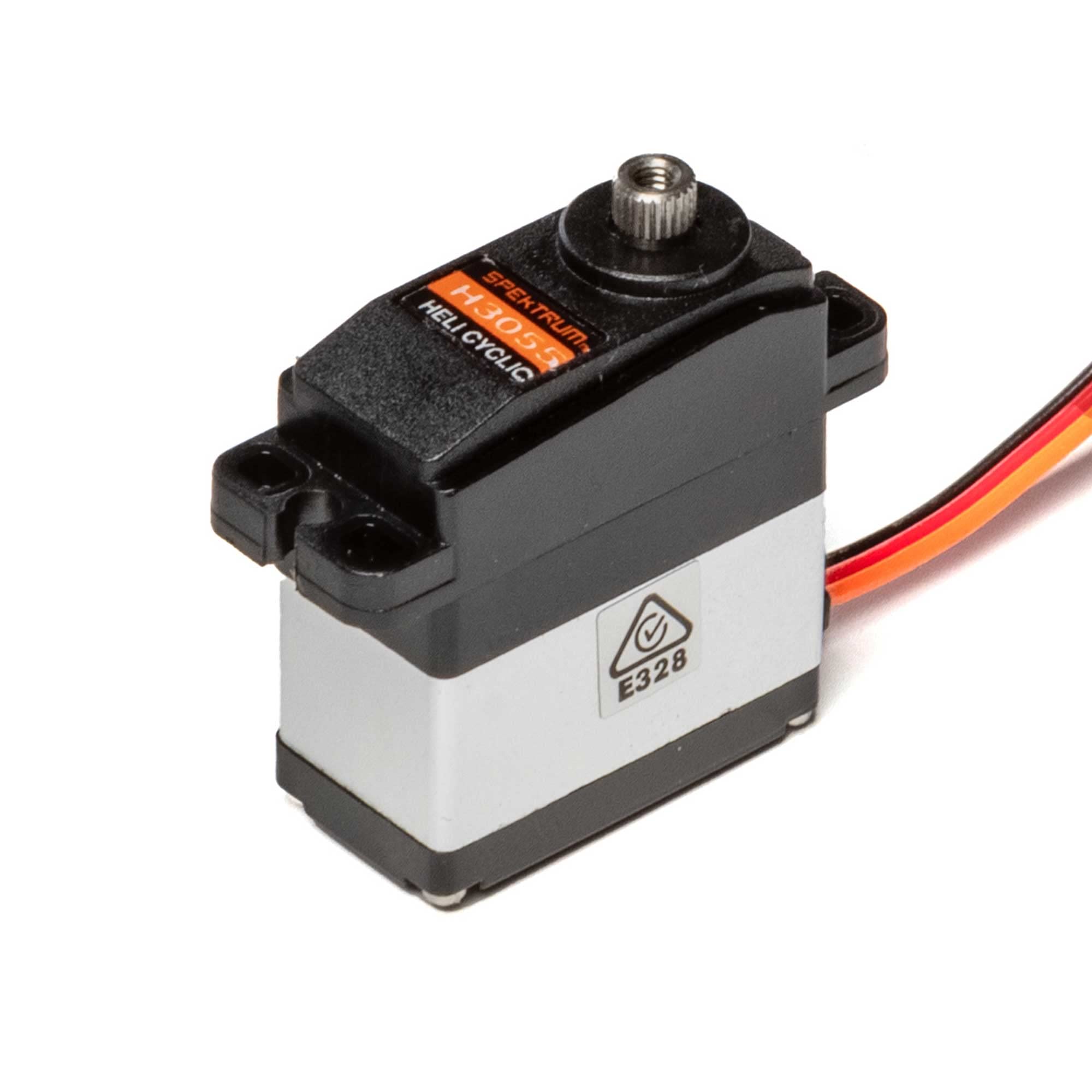 Spektrum H3055 Sub-Micro Digital Mid-Torque Ultra-Speed Metal Gear Heli Cyclic Servo, SPMSH3055