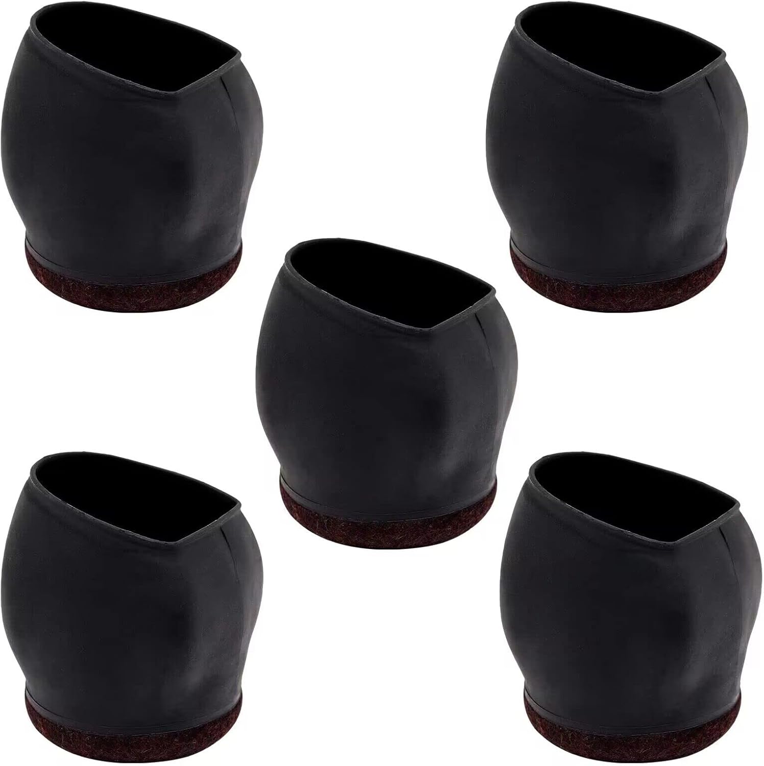 GDFYMI Office Furniture Casters Cups, Chair Leg Floor Protectors, Felt