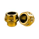 Generic Replacement Motorcycle Front Fork Frame Sliders Crash Protector Accessory Falling Protection for Moped Scooters Durable, Golden