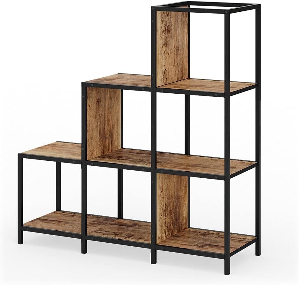 Amazon.de: Vicco Raumteiler Fyrk, Eiche rustikal/Schwarz, 90 x 92 cm