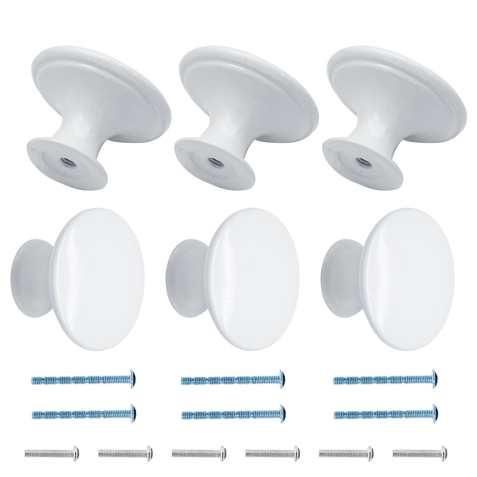Brass Cabinet Knobs - 12 Pack -14