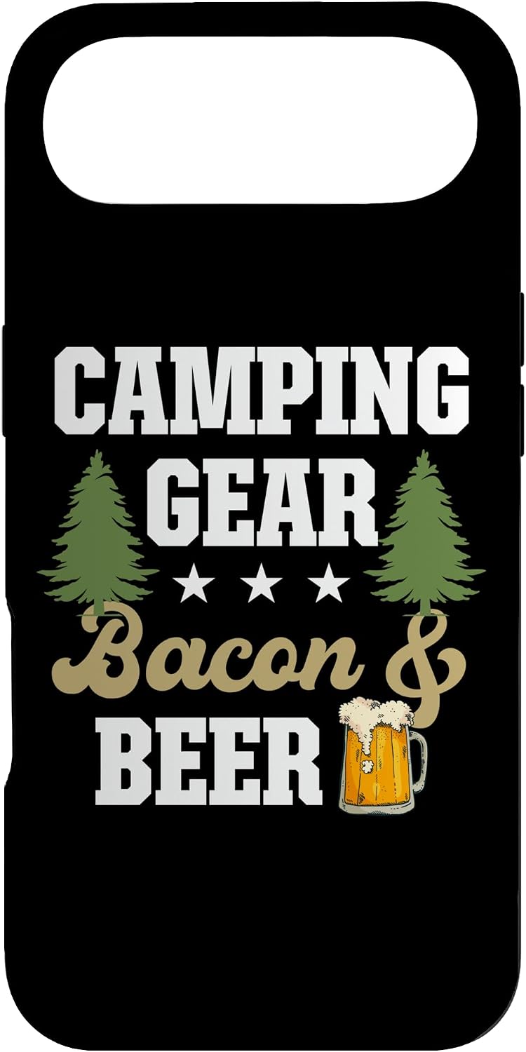 Camping Gear Bacon Beer Funny Camper Case for iPhone Air