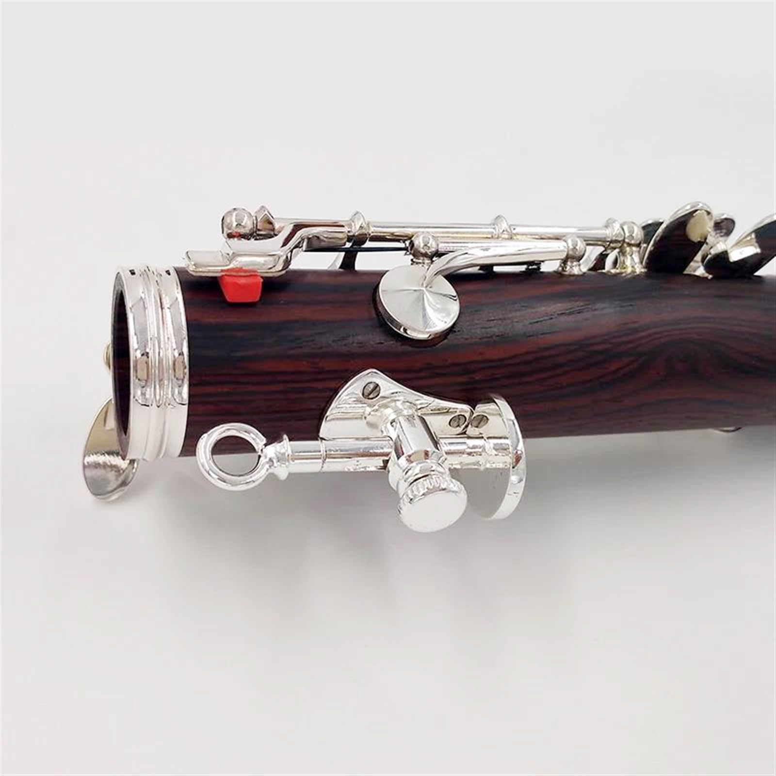 Profesjonalny klarnet Dalbergia Retusa/Cocobolo BB 18 klawiszy, posrebrzany, wykwintny klarnet z litego drewna