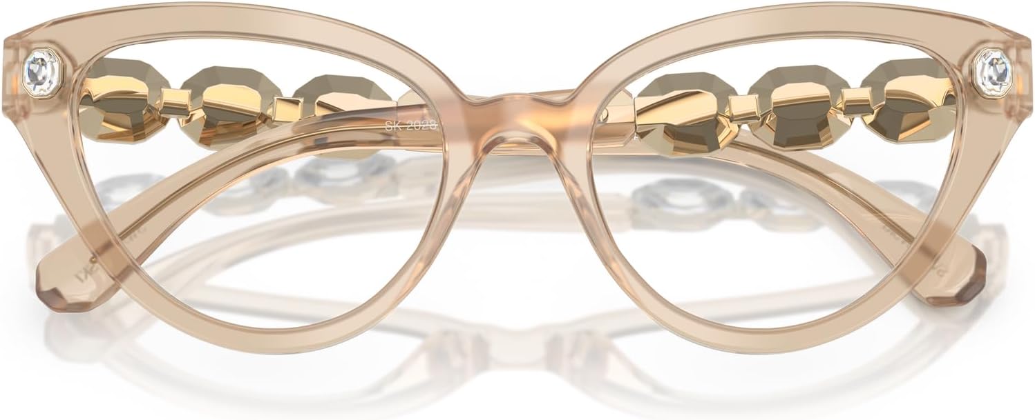 Swarovski womens Sk2028 Cat Eye Prescription Eyewear Frames