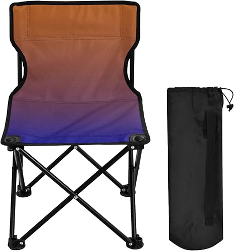 Miniatura 10 de Sillas de camping plegables al aire libre del arco iris para adultos silla de camping portátil silla de césped ligera Arco iris,Negro-Gris,Azul