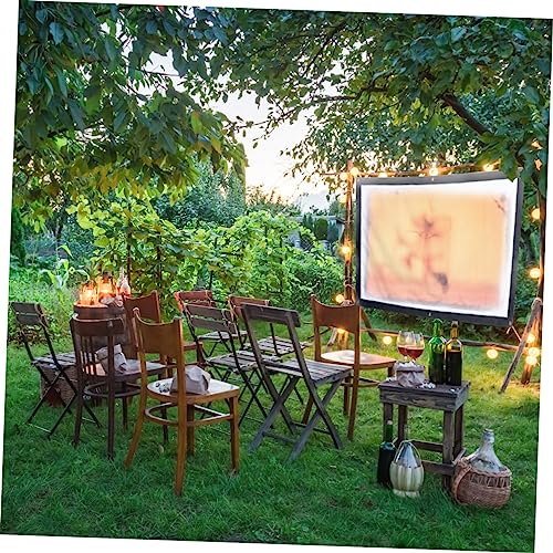 Pantalla para proyector plegable Angoily para transformar tu salón en un aula o cine 5