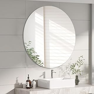 14 Bathroom Cabinet Ideas for Smart Storage Solutions 48 30 Inches Round Bathroom Medicine Cabinet, Frameless Circle Mirror Cabin...