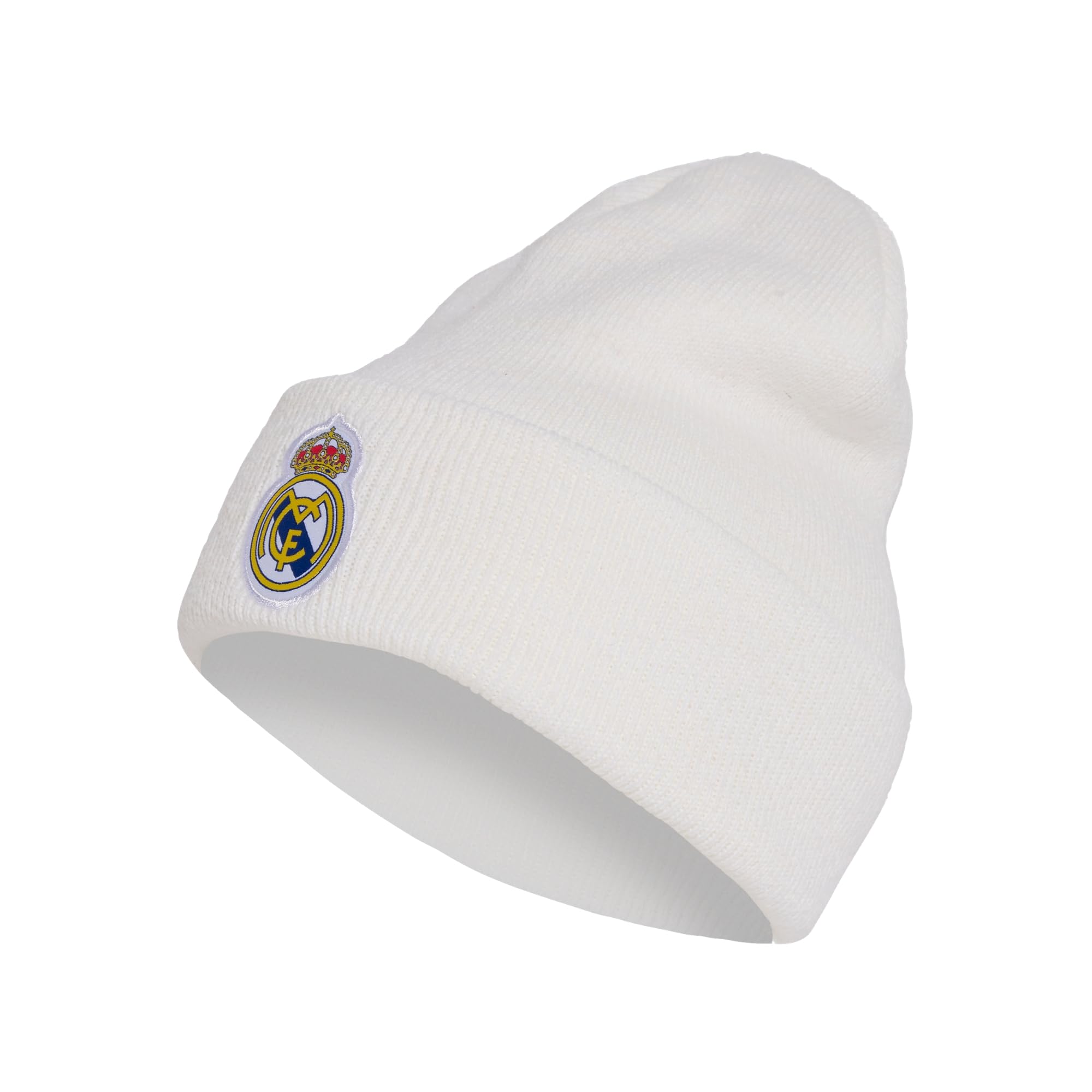 adidas Unisex Real Madrid Woolie Hat, White/Aurora Ivy, M-L