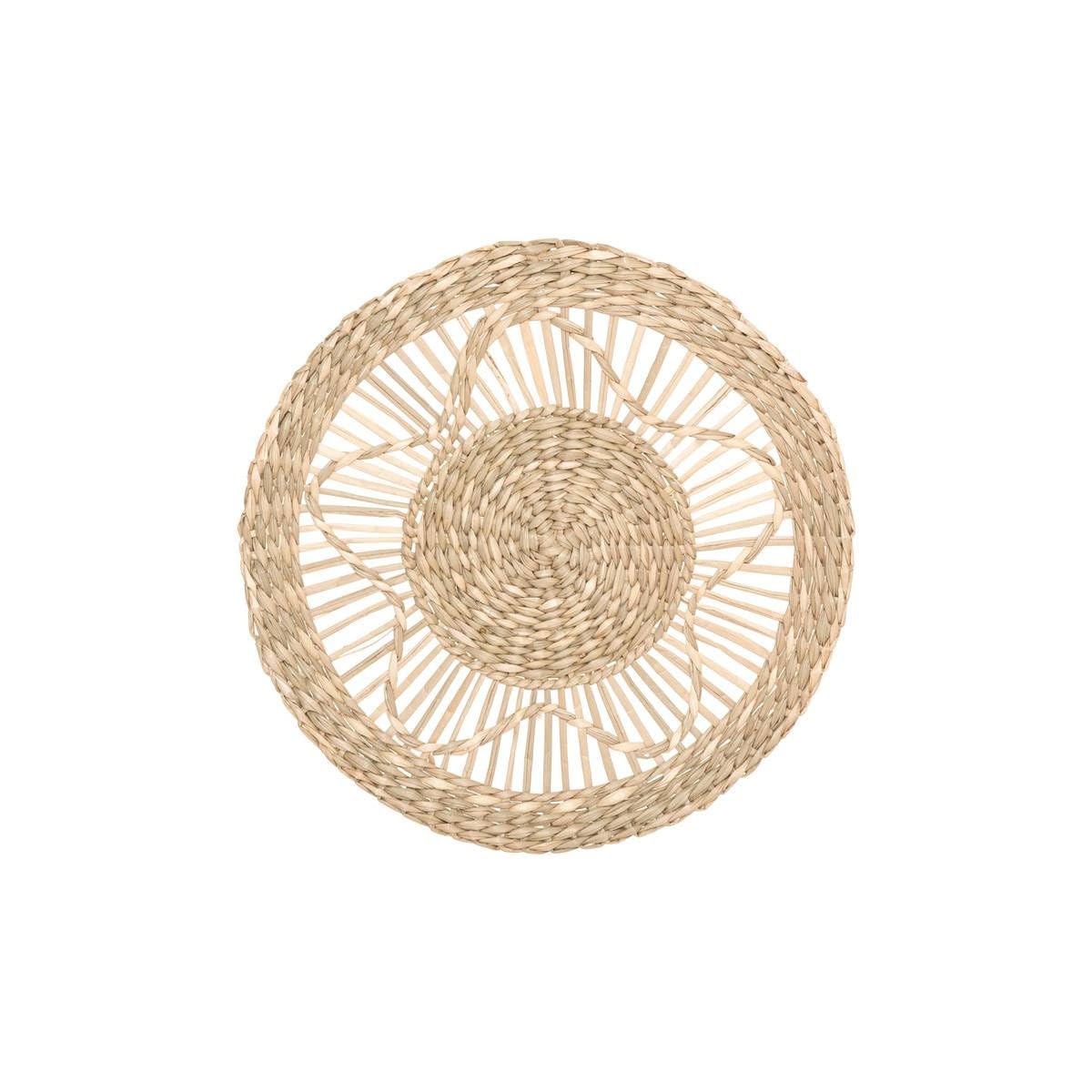 Atmosphera - Zestaw 3 dekoracji ściennych z Seagrass D 38-28 i 18 cm