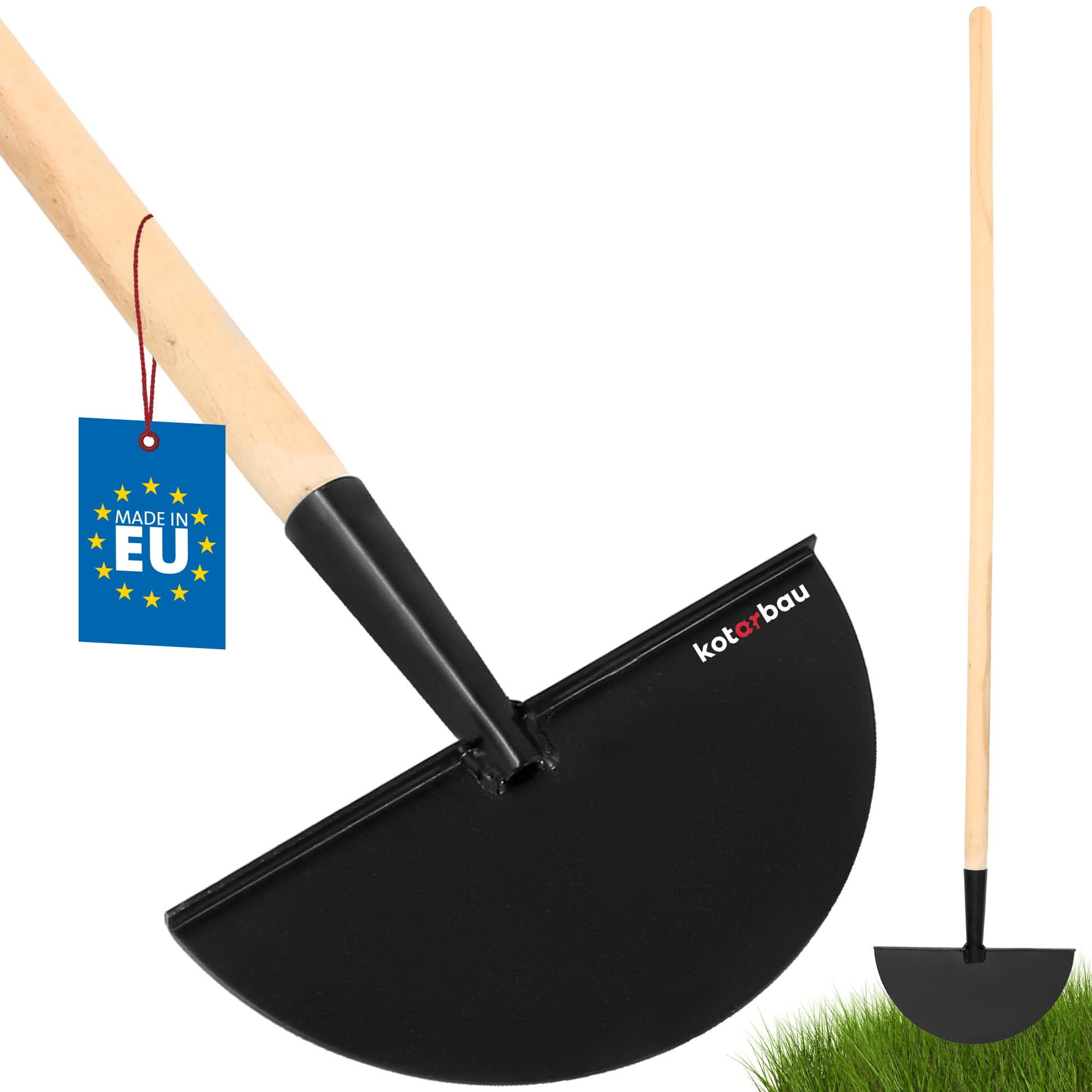 KOTARBAU® Tagliabordi con manico in legno, 121 cm, legno di faggio, acciaio a mezzaluna, tagliabordi, tagliabordi, tagliabordi, tagliabordi, utensili da giardino