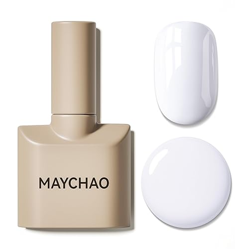 MAYCHAO Esmalte de uñas de gel camaleón de 0.5 onzas líquidas, 1 unidad de esmalte de gel naranja a amarillo, esmalte de uñas semipermanente con LED