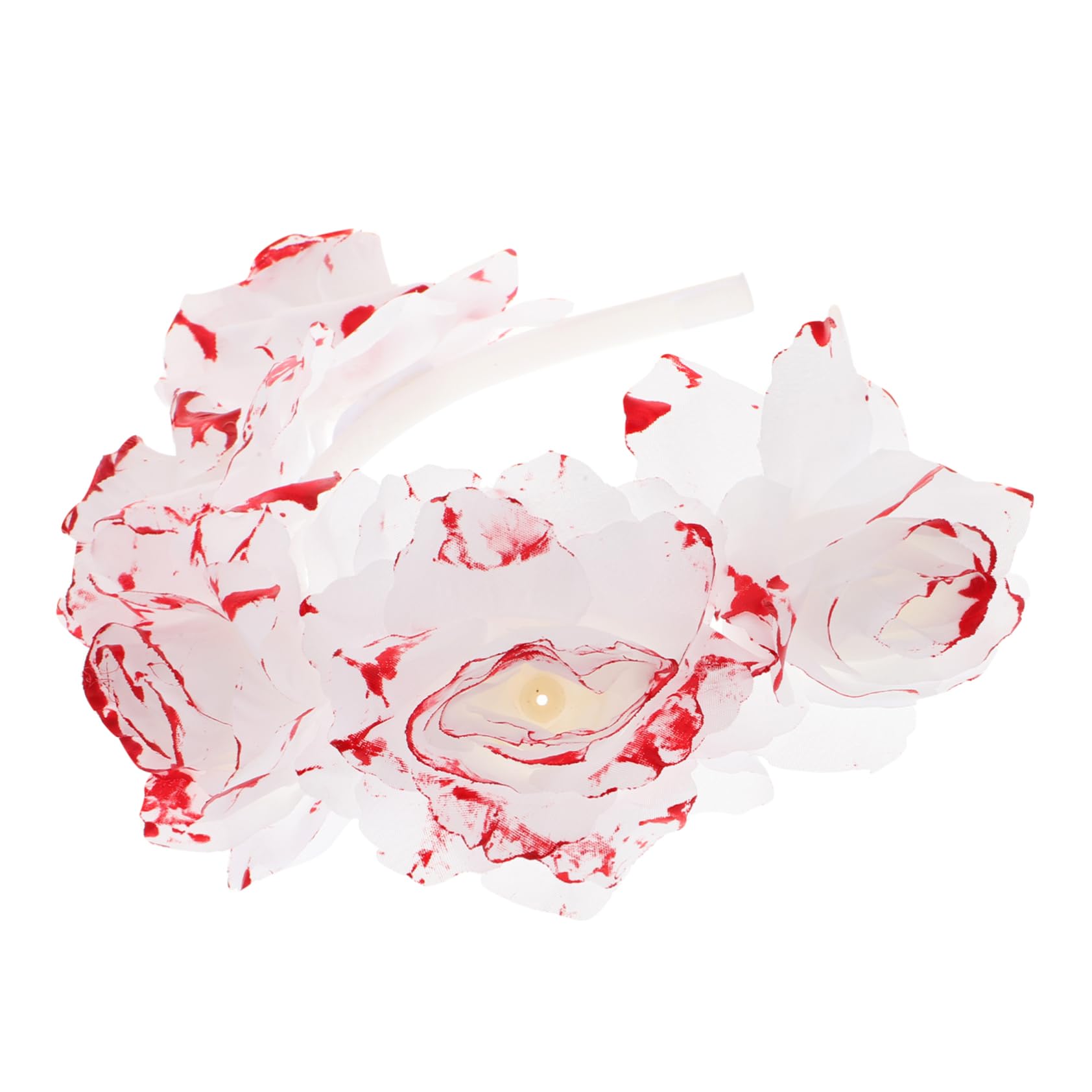 Housoutil Serre-tête Forme de Rose pour Femme Accessoire de Plage Décoratif de Coiffure pour Cheveux