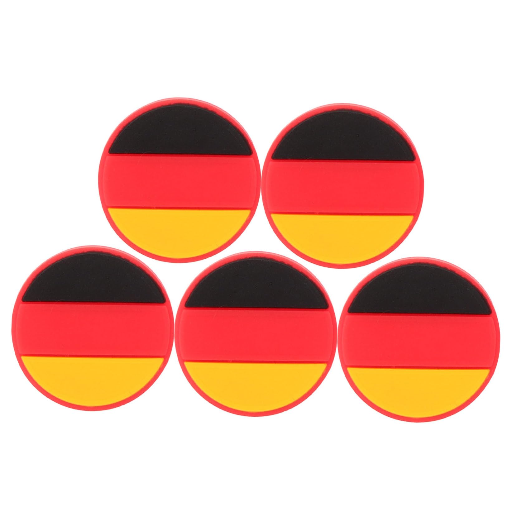 Hemoton Tennis Racket Vibration Dampener German Vibration Dampener for Sports Dampers for Tennis Rackets Flag Style Shock Absorbers