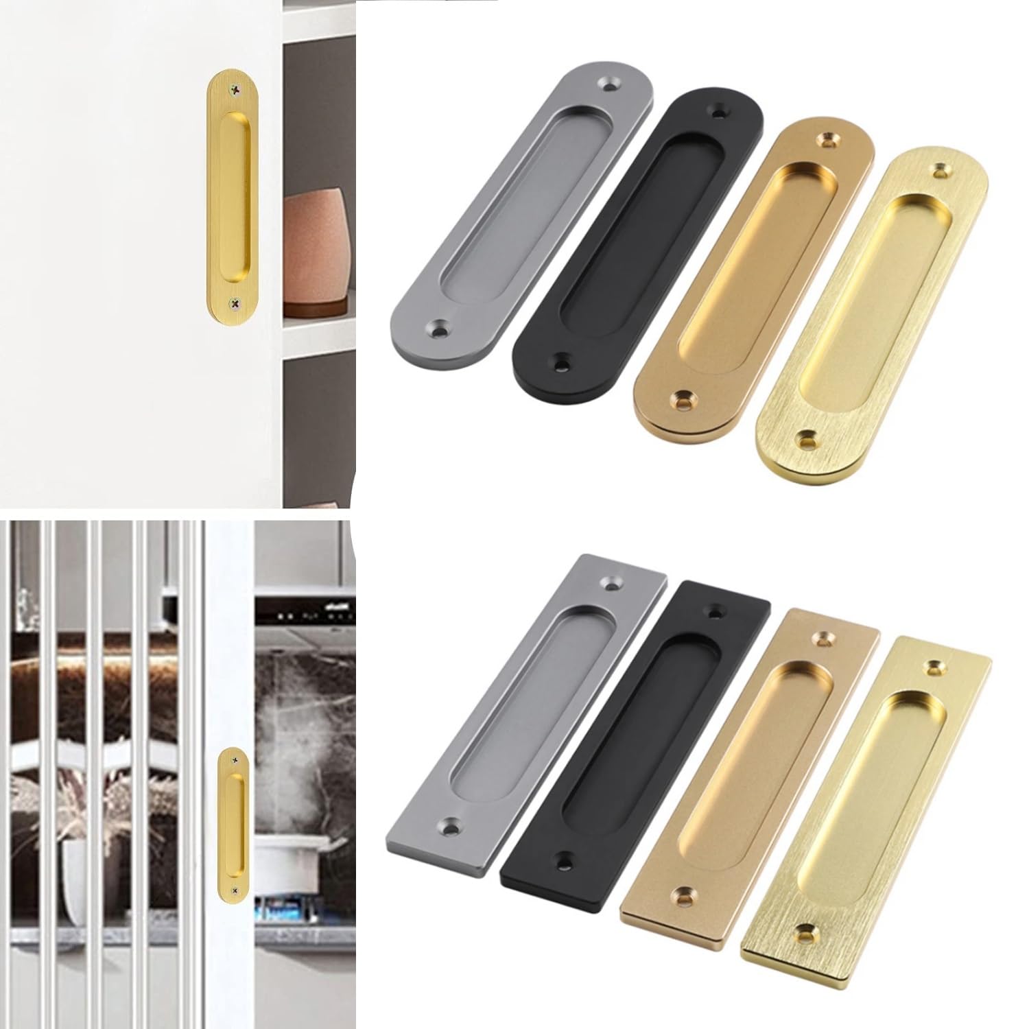 MiJunHD Recessed Sliding Door Pull - Image 3