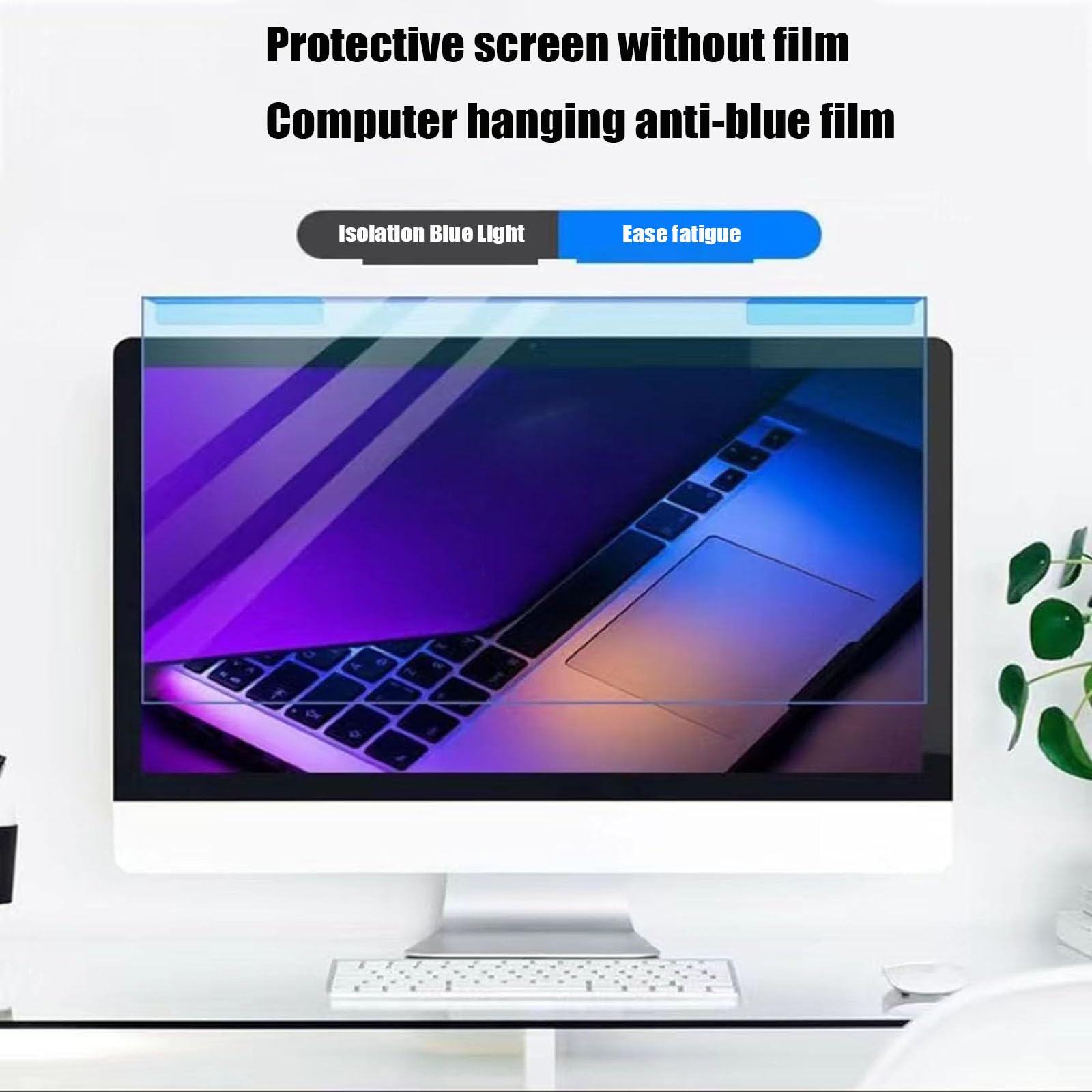 Schermo per la privacy del computer, filtro per schermo per la privacy del computer da 17-27 pollici sospeso, filtro antiriflesso per la luce blu, per i giocatori in ufficio/casa ( 19 inch 4:3)